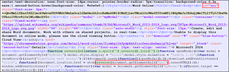 Javascript in HTML code
