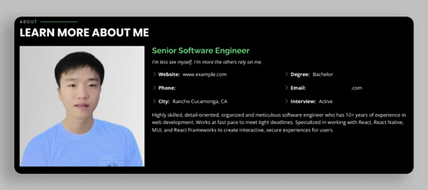 Cyber researchers at Mandiant uncovered this fake IT worker profile