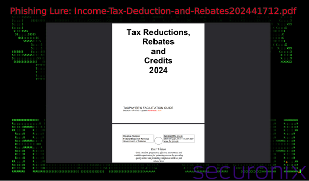 Phishing lure document: Income-Tax-Deduction-and-Rebates202441712.pdf (income.pdf)