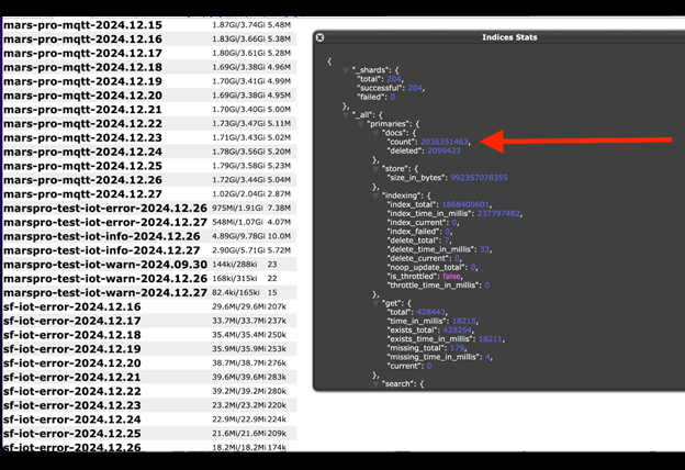 This screenshot shows how files were collected and stored by date and type.