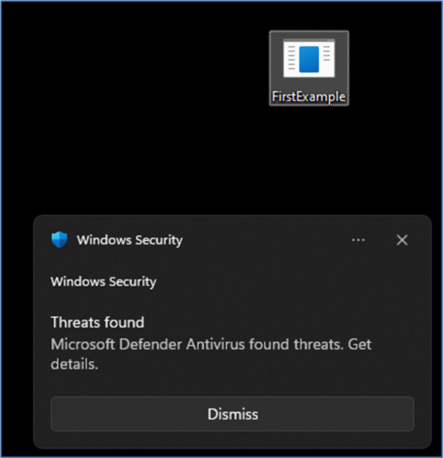 Windows Defender'dan Anında Tespit