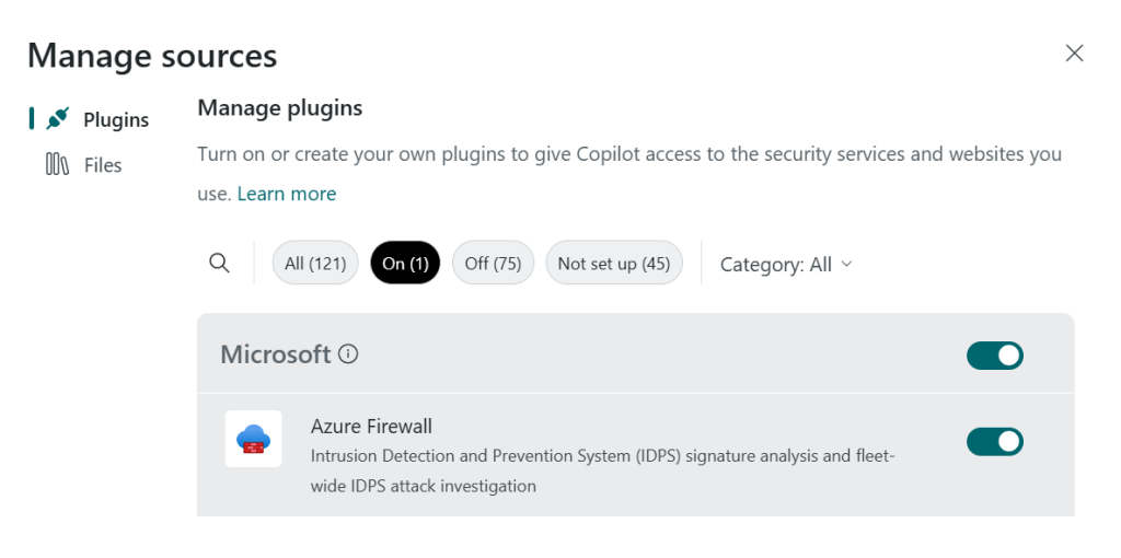 Security Copilot'ta Azure Güvenlik Duvarı entegrasyonunu etkinleştirin