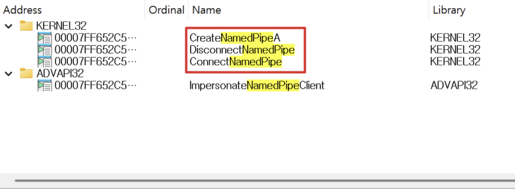 Named Pipe Target Collection