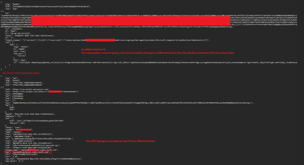 Windows Admin Center server does not validate that the User Principal Name (UPN) in both tokens is the same