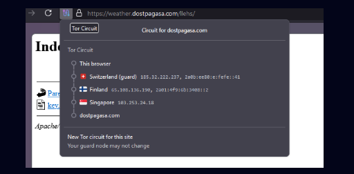 
Contacting C&C with an IP from Singapore (Source : Checkpoint).