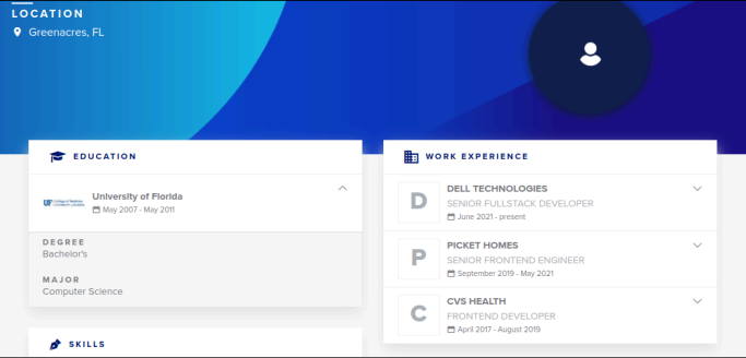 Possible profile details of a DPRK operative’s resume account (Source : Nisos).