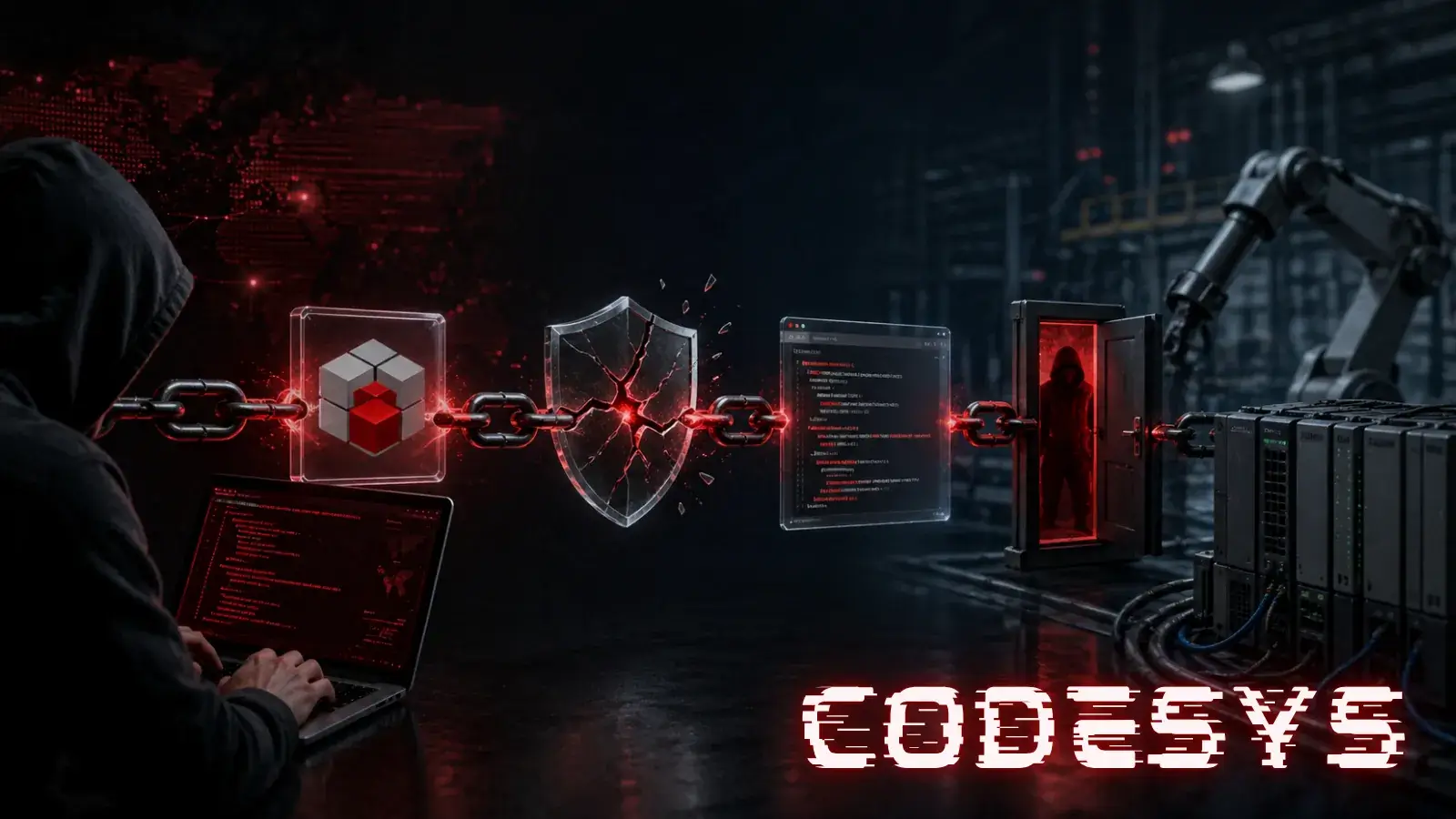 Attackers Chain CODESYS Vulnerabilities to Backdoor Applications