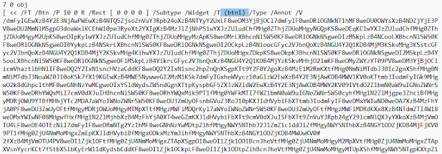 base64-decoding the string from an object named