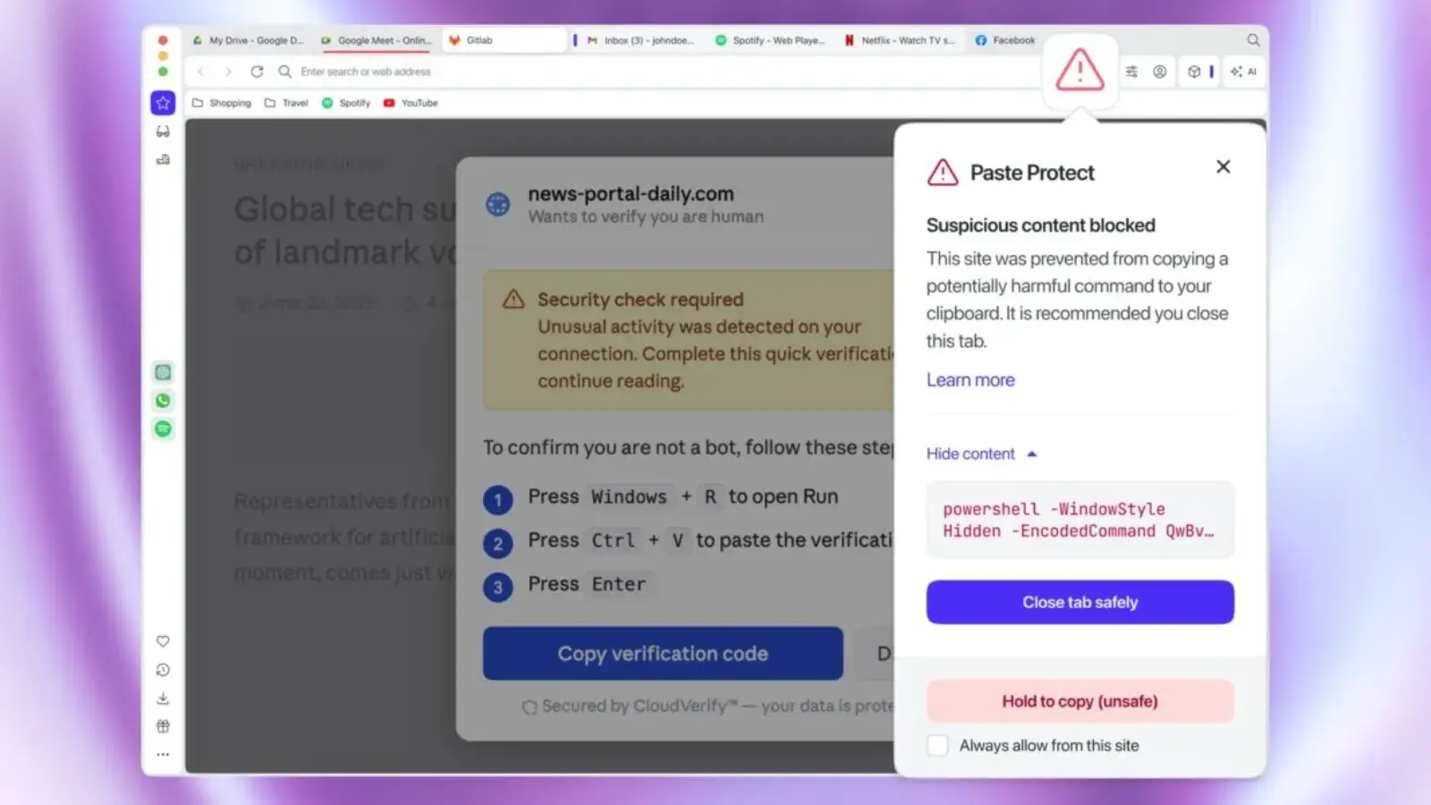 Opera Browser Introduces Native Paste Protection to Prevent Clipboard Hijacking and Code Injection Attacks