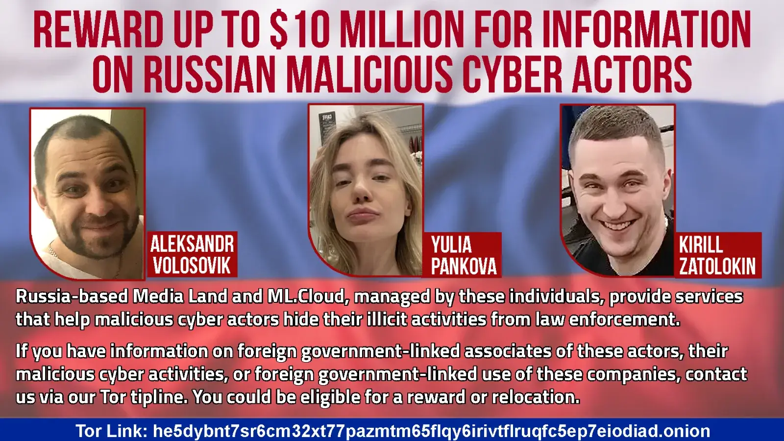 Image for the article: 3 Russian Nationals Indicted for Running Bulletproof Hosting Network Behind $62 Million Cyberattacks