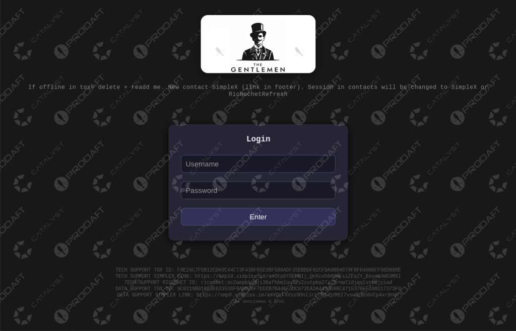 Affiliate Panel Login Page (Source : Catalyst).