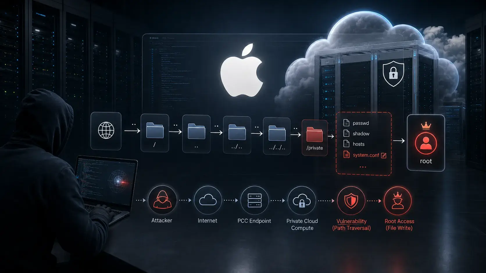 Image for the article: Apple Private Cloud Compute Path Traversal Flaw Lets Attackers Write Files as Root