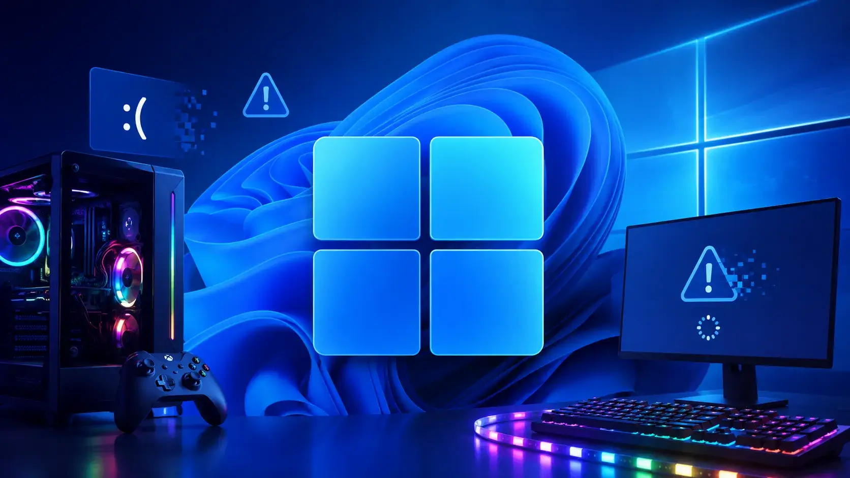Windows 11 Update Causes Game Crashes on Systems with RGB Lighting Drivers