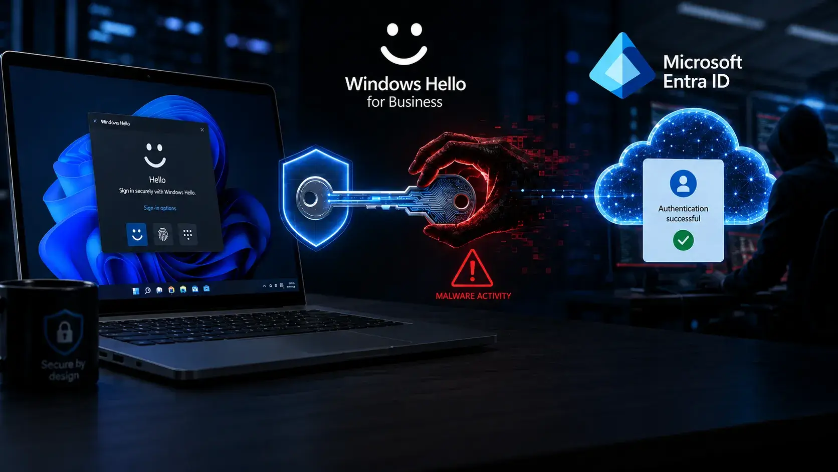 Windows Hello Key Abuse Allows Attackers to Access Microsoft Entra ID Accounts