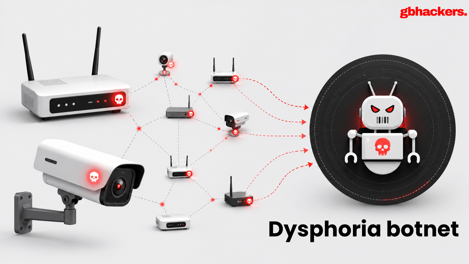 Dysphoria Takes Control of Routers, Gateways, and IP Cameras to Create Massive IoT Botnet