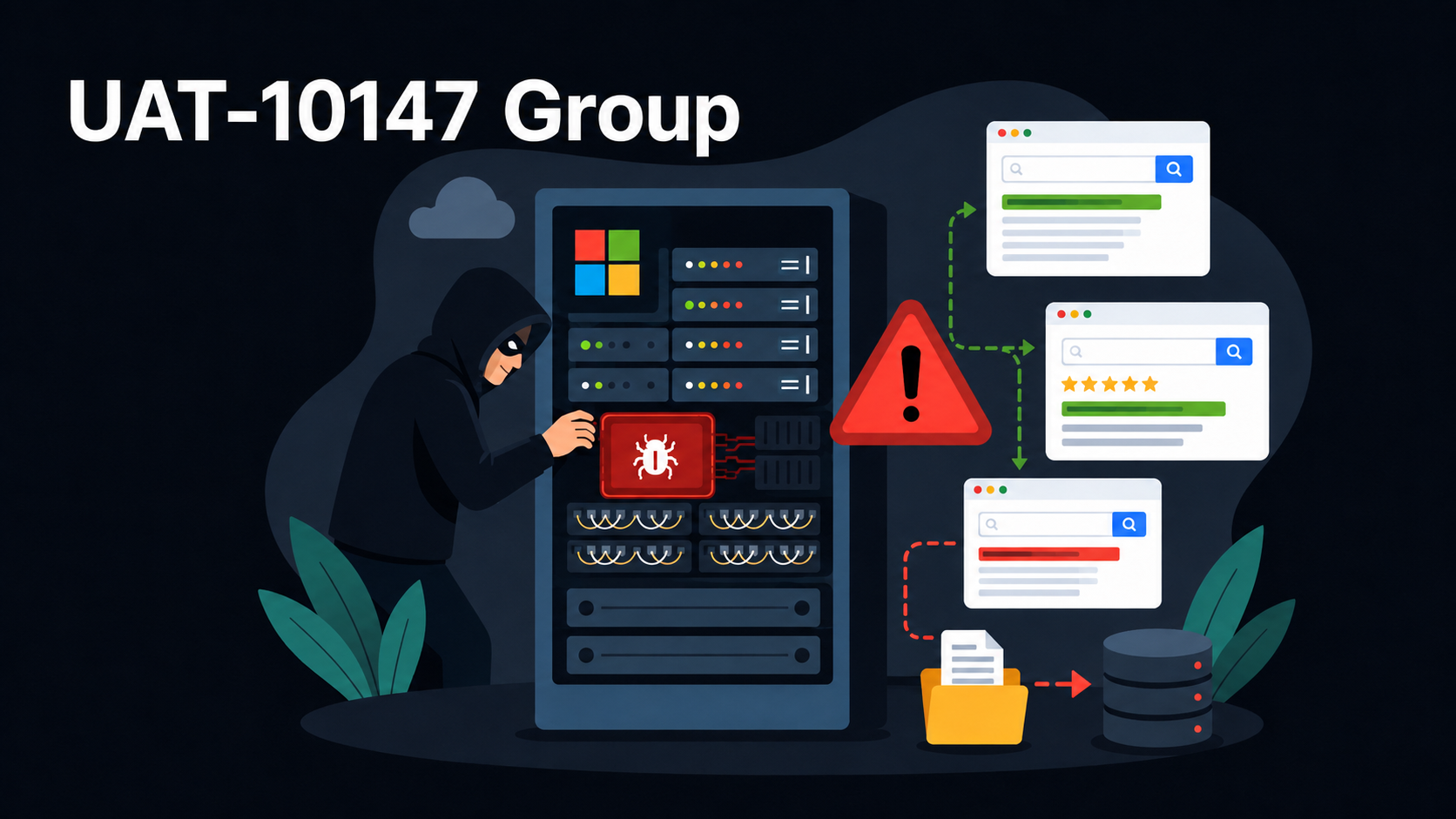UAT-10147 Compromises Web Servers to Deploy BadIIS for SEO Fraud and Data Theft