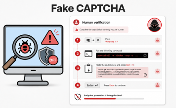 Hackers Use Fake CAPTCHA to Deploy Malware That Shuts Down Endpoint Security Hackers Use Fake CAPTCHA to Deploy Malware That Shuts Down Endpoint Security