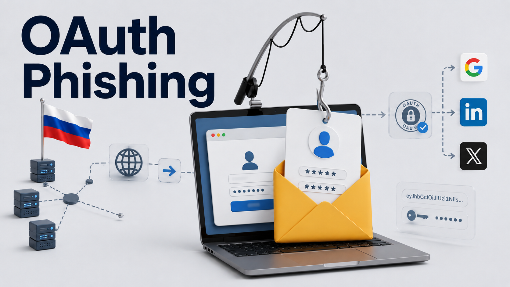 Image for the article: Russian Cyber Espionage Infrastructure Uses Evilginx and OAuth Phishing to Steal Accounts