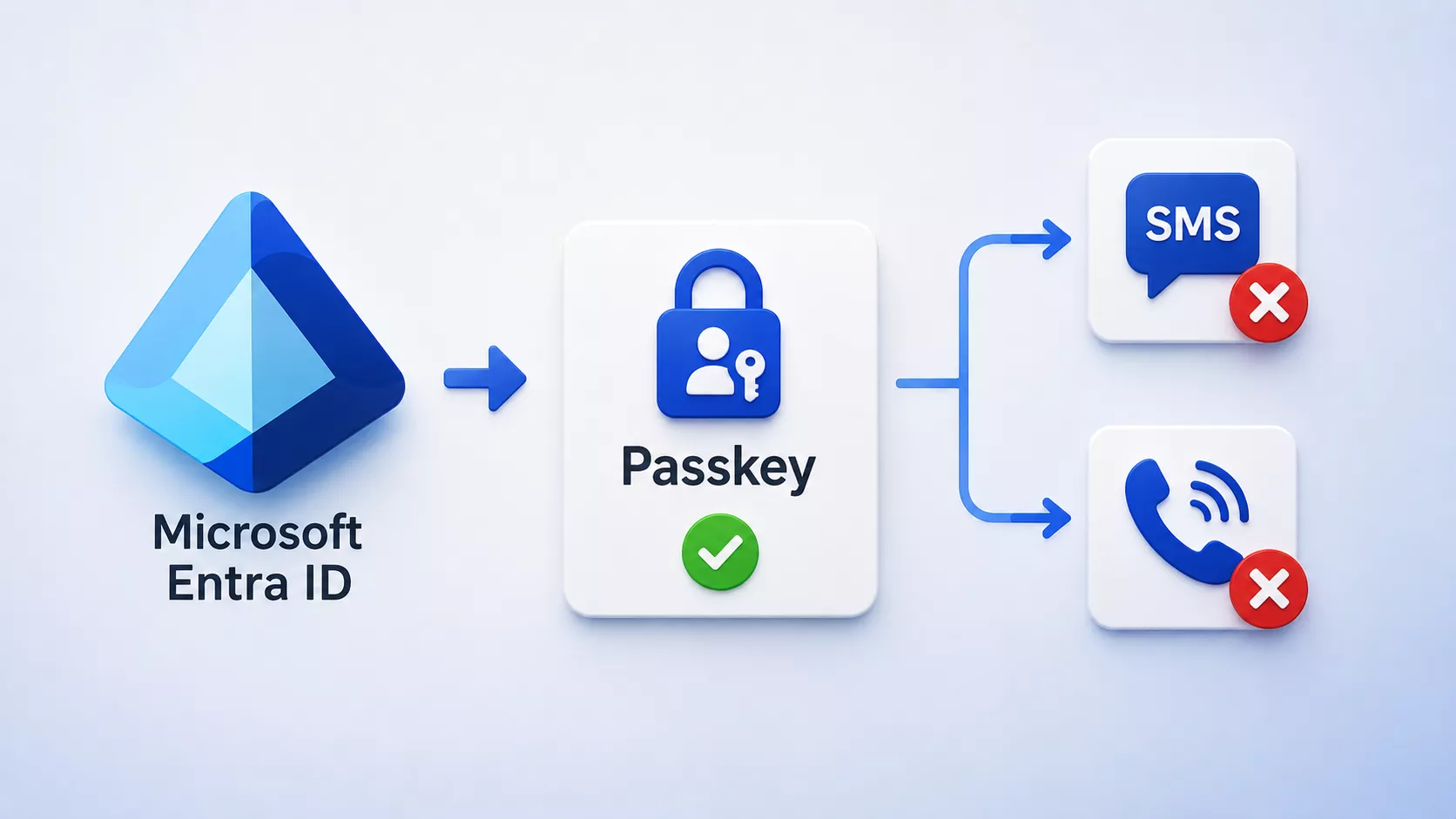 Microsoft Sets Passkeys as Default in Entra ID, Phases Out SMS and Voice Authentication