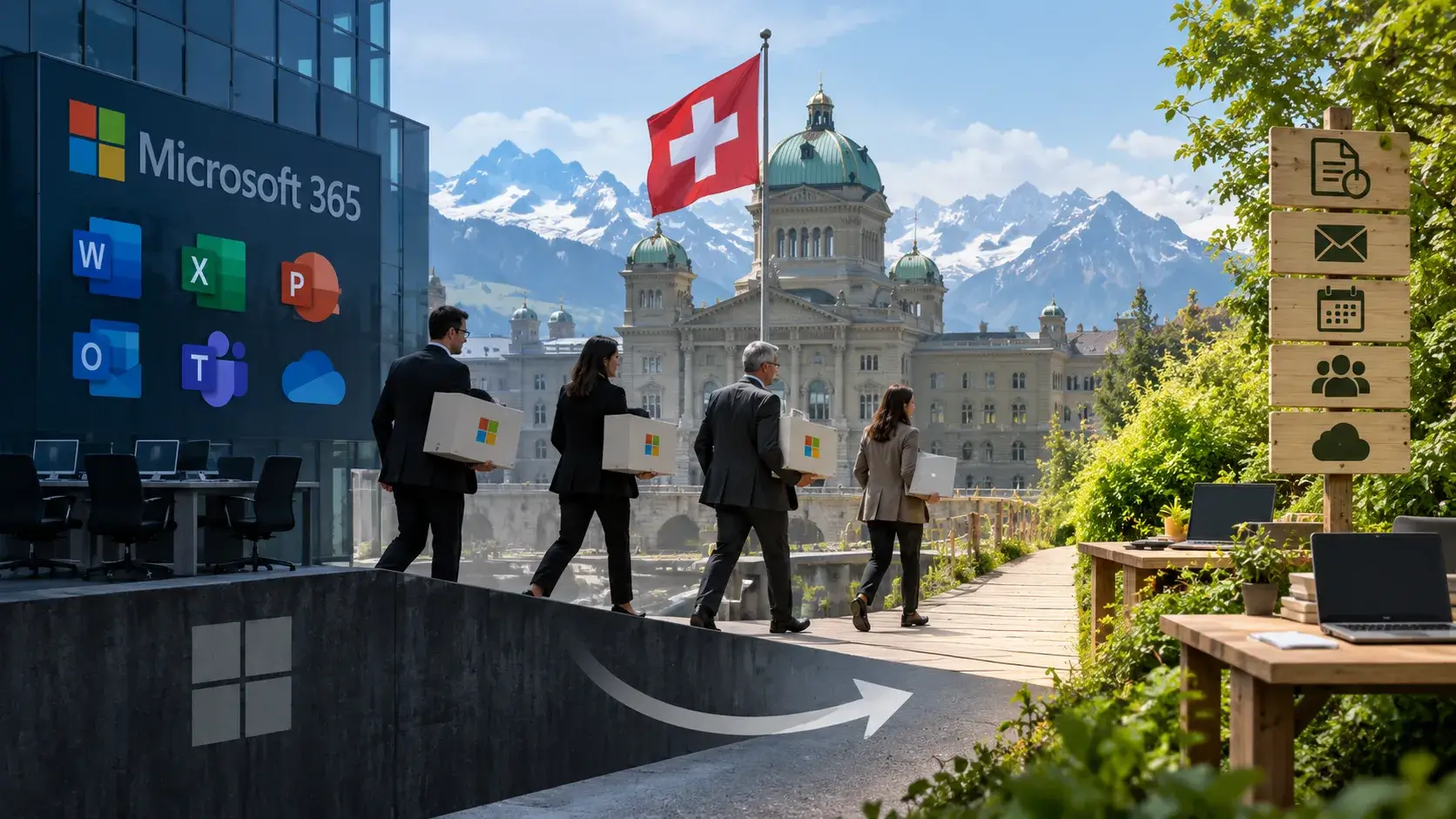 Switzerland Builds Open-Source Workplace Platform to Operate Alongside Microsoft 365