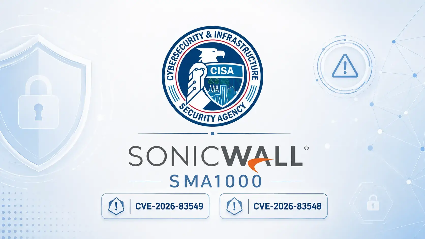 Image for the article: CISA Warns SonicWall SMA1000 Flaws Are Actively Exploited in Attacks