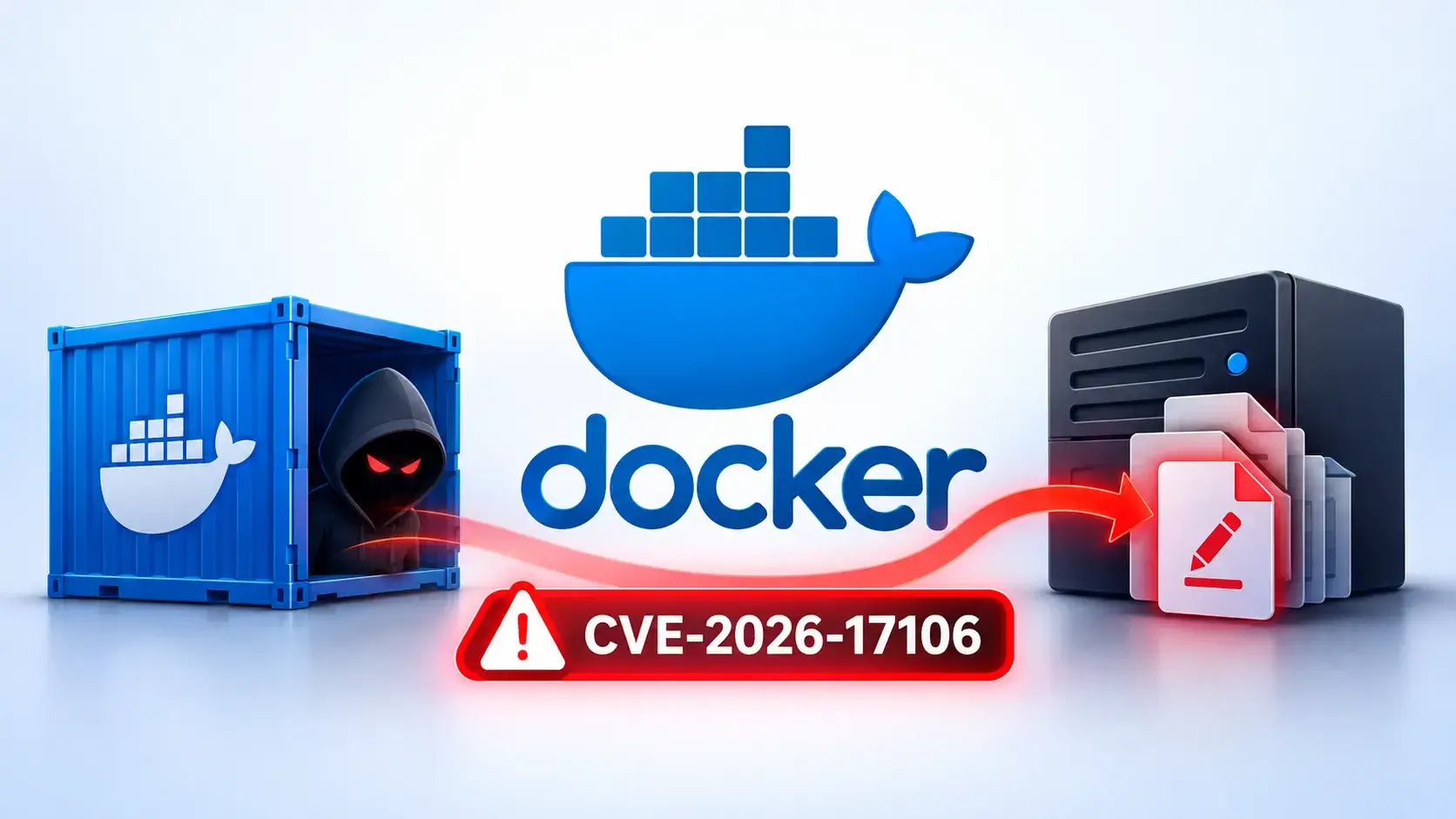 Docker CopyEscape CVE-2026-17106 Allows Malicious Containers to Overwrite Host Files