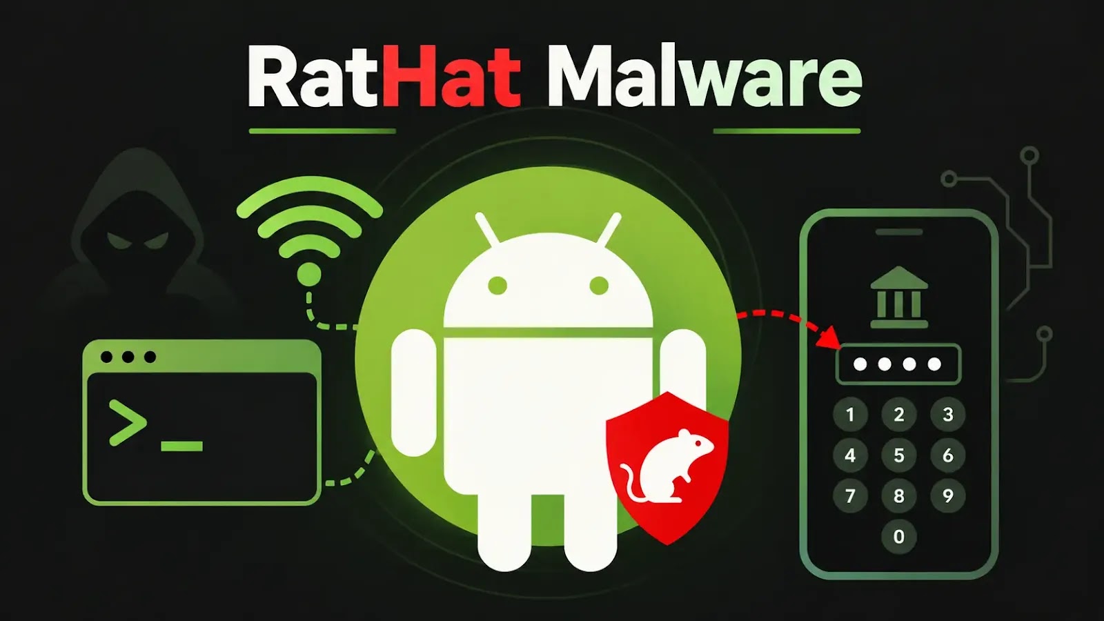 RatHat Exploits Android Wireless Debugging for Shell Access and Banking PIN Theft