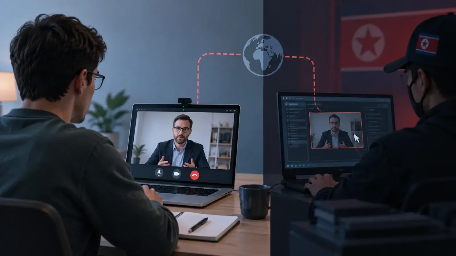Image for the article: North Korean IT Workers Pay People to Sit Through Job Interviews While They Control the Computer