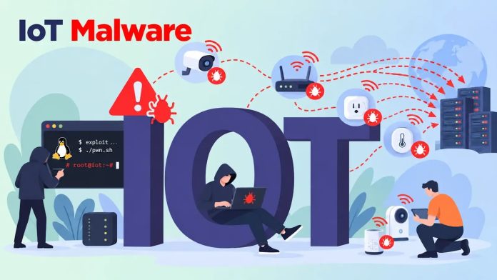 New IoT Malware Uses Public Linux Exploits to Gain Root and Launch DDoS Attacks