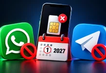 WhatsApp and Telegram May Stop Working Without Registered SIM Cards From January 1, 2027