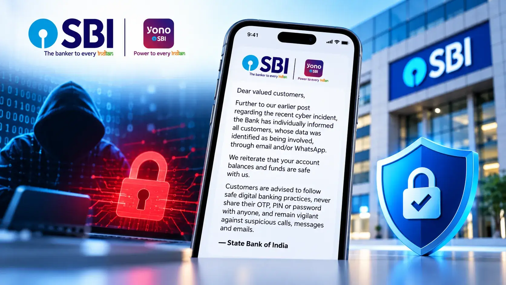 State Bank of India: Notifica ai Clienti dopo un Incidente di Sicurezza, ma i Dettagli Tecnici Rimangono Vagi