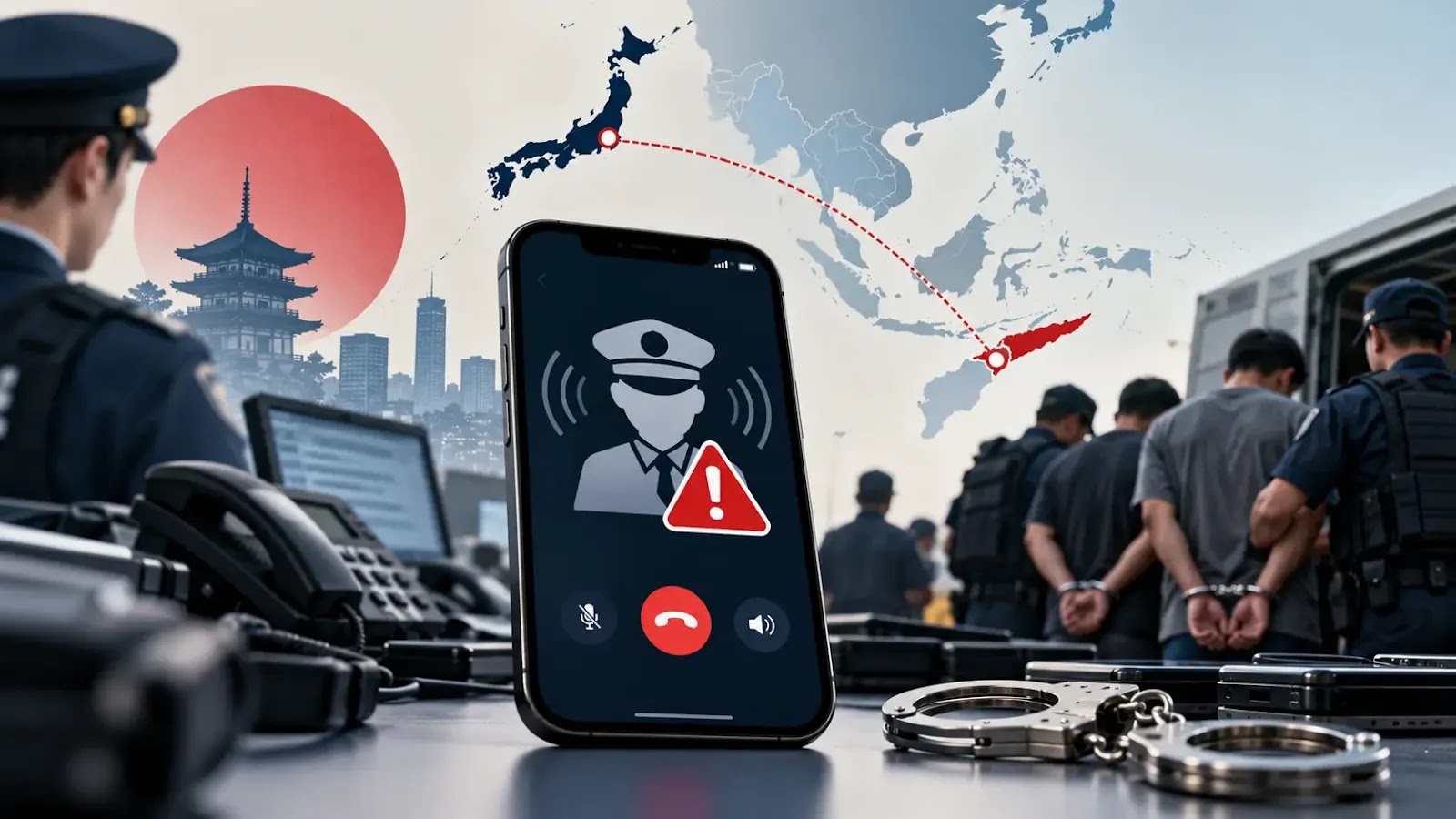Japanese Police Impersonation Scam Operation Dismantled with 16 Suspects Detained in Timor-Leste