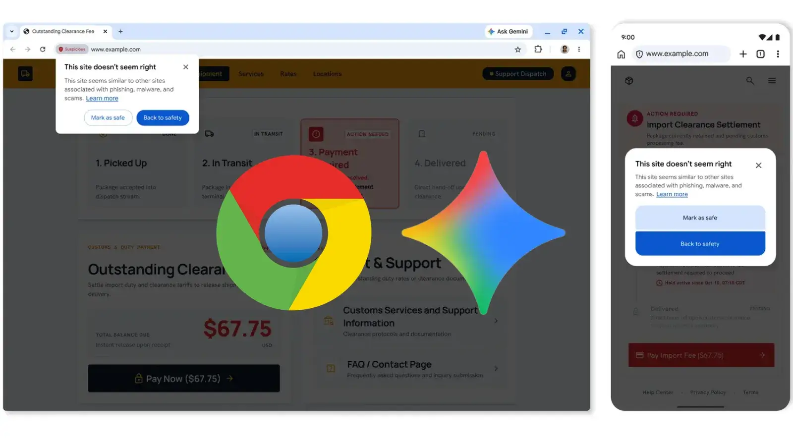 Google Chrome Integrates Gemini AI to Identify Fake Antivirus and Browser Update Scams