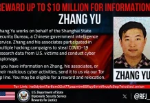 U.S. Offers $10 Million Reward for Chinese Hacker Behind Alleged COVID-19 Research Cyberattacks