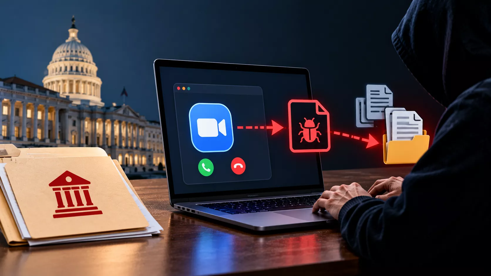 DarkBlinders Hackers Leverage Fake Meeting App to Deploy Backdoor and Steal Government Data